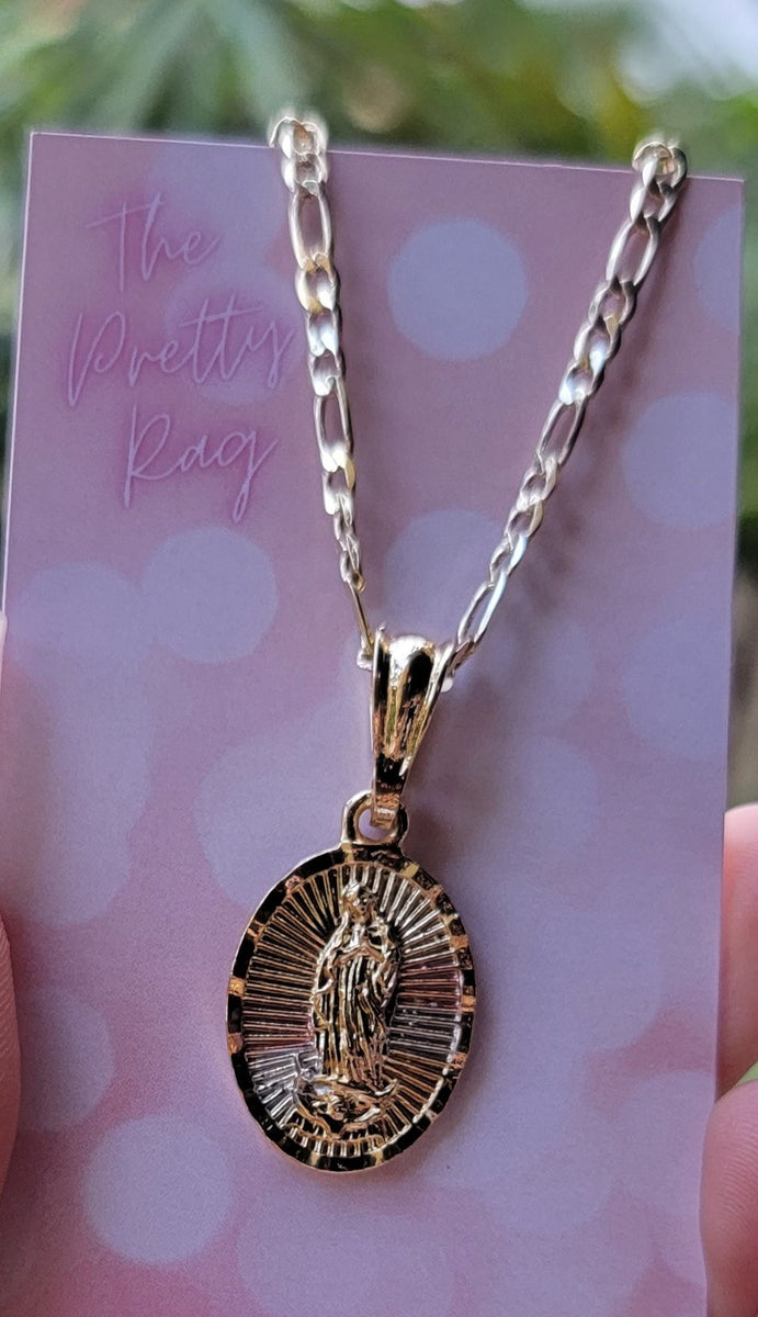 My Protection 14K Virgin Mary Necklace