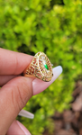 "Dream" 14k Gold Plated Saint Jude Ring