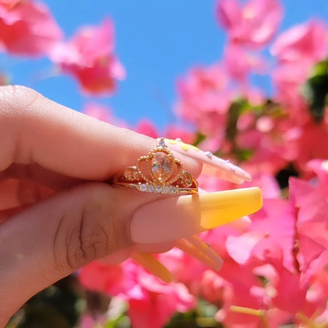 "Regal Princess" 14K Gold Plated Ring