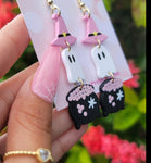 "Spooky Witch" Ghost Earrings