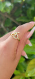 "Little Locket" 14K Gold Plated Locket Ring