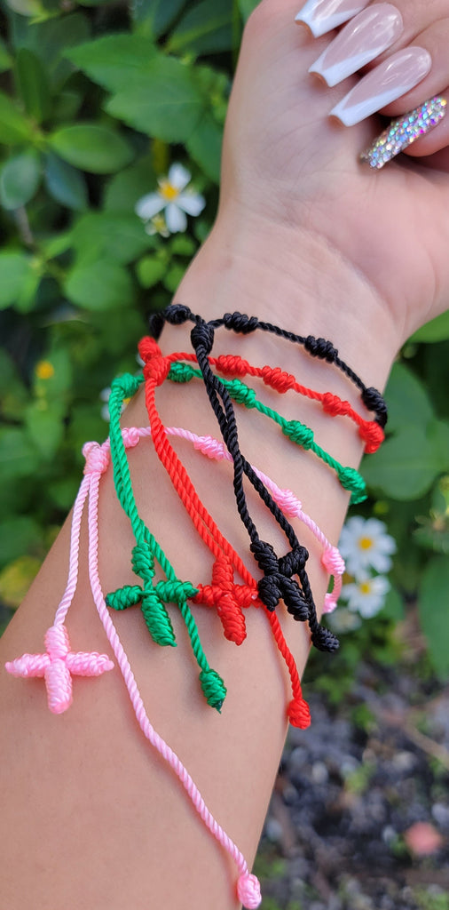 Handmade Adjustable Friendship Bracelets - Set of 5