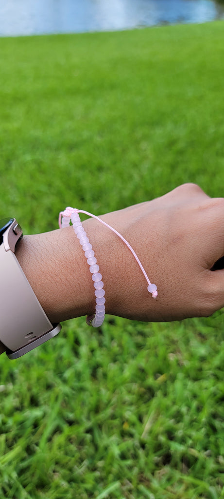 Pick Me Handmade Pink Evil Eye Beaded Bracelet – The Pretty Rag